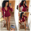 Sexy Women Bodysuit Long Sleeve